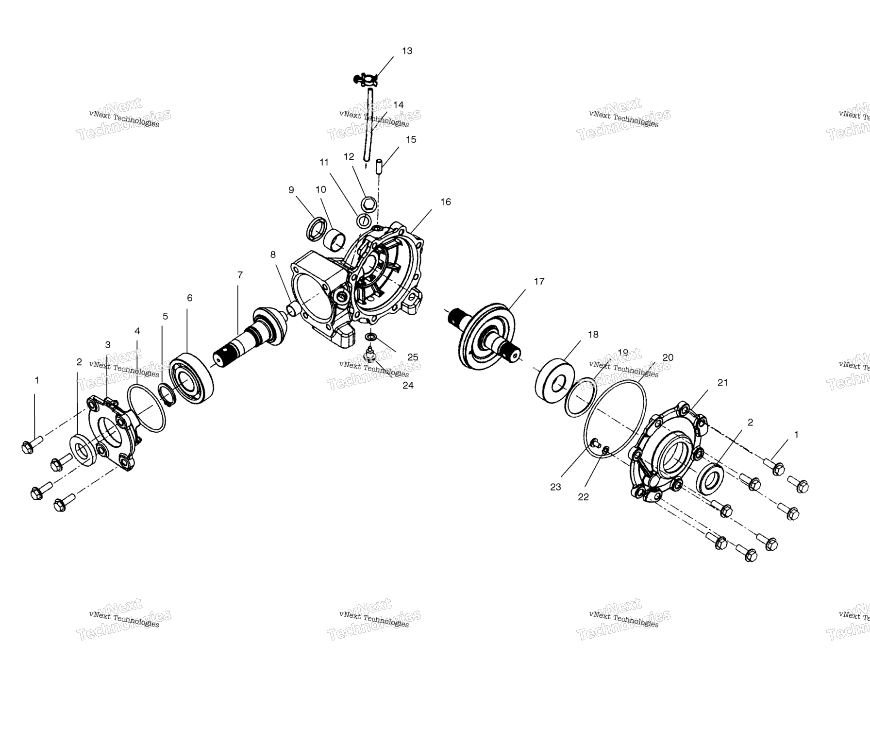 Схема узла Передний Корпус