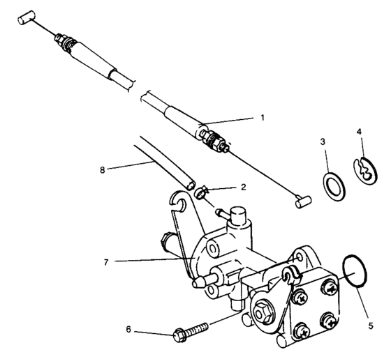 Схема узла Масляный Насос (Sl 700 B964066 And Intl. Sl 700 I964066) Для Polaris Intl Sl 700
