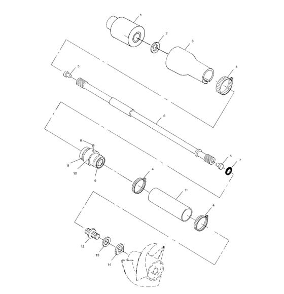 Схема узла Drive System (I994573) Для Polaris Slth