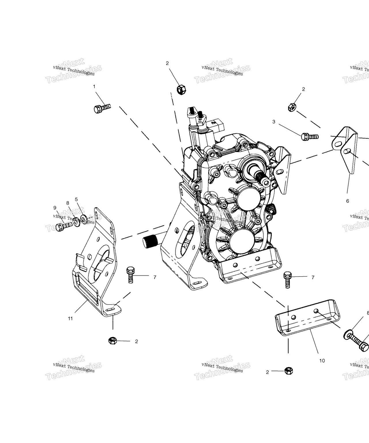 Схема узла Крепление Трансмиссии A01Cd32Aa