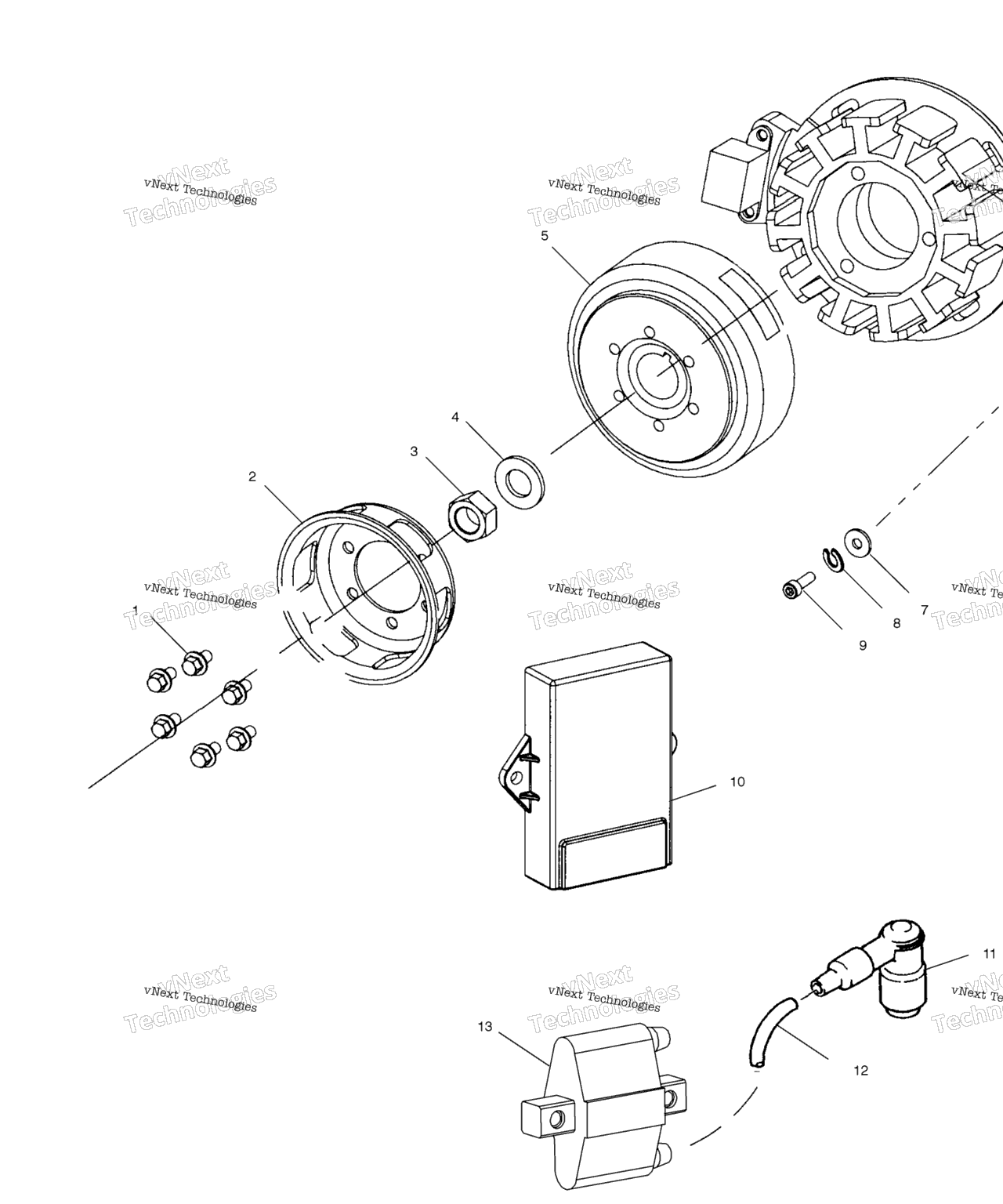 Схема узла Магнето