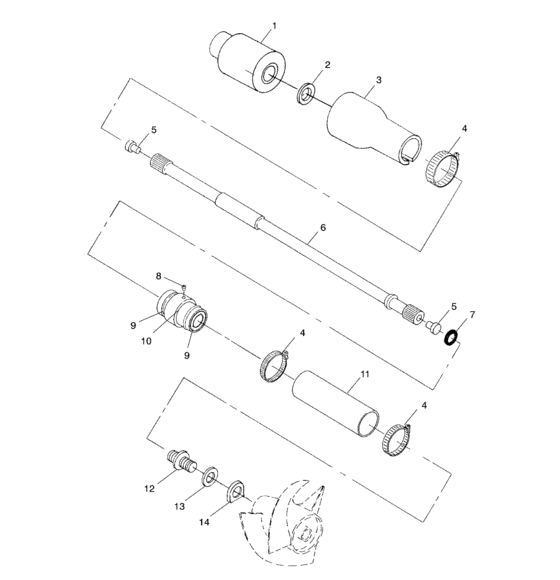 Схема узла Drive System (I994590) Для Polaris Sltx