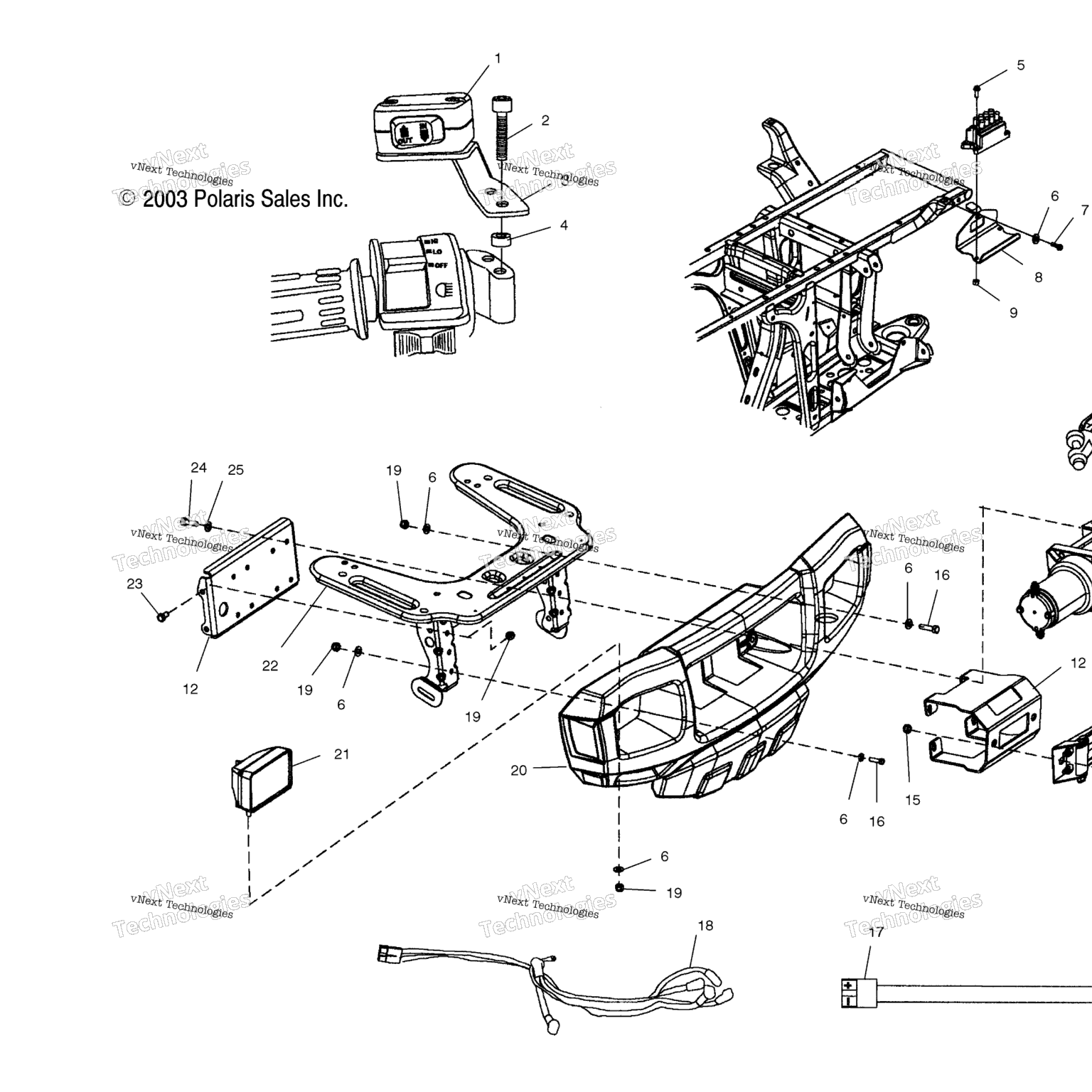 Схема узла Winch Asm. A04Ch68At/Av