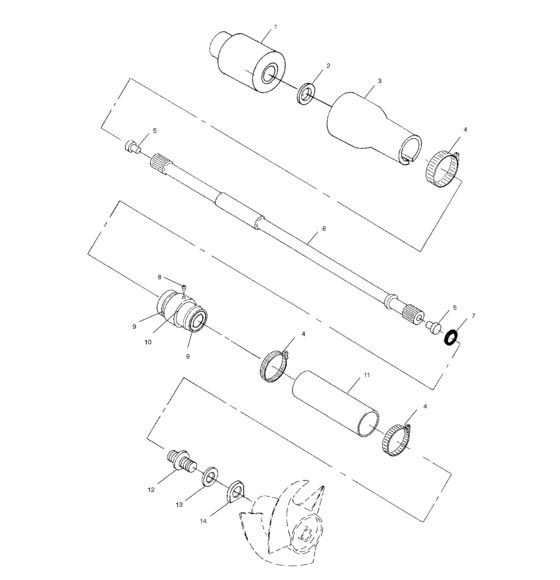 Схема узла Drive System (B994596) Для Polaris Sltx-B