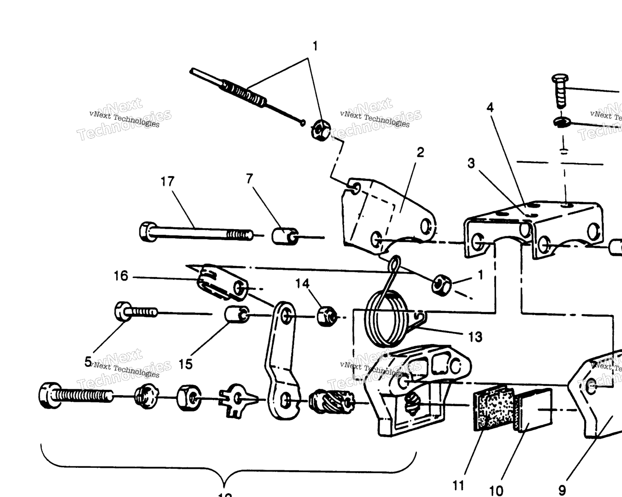 Схема узла Тормоз Widetrak Lx