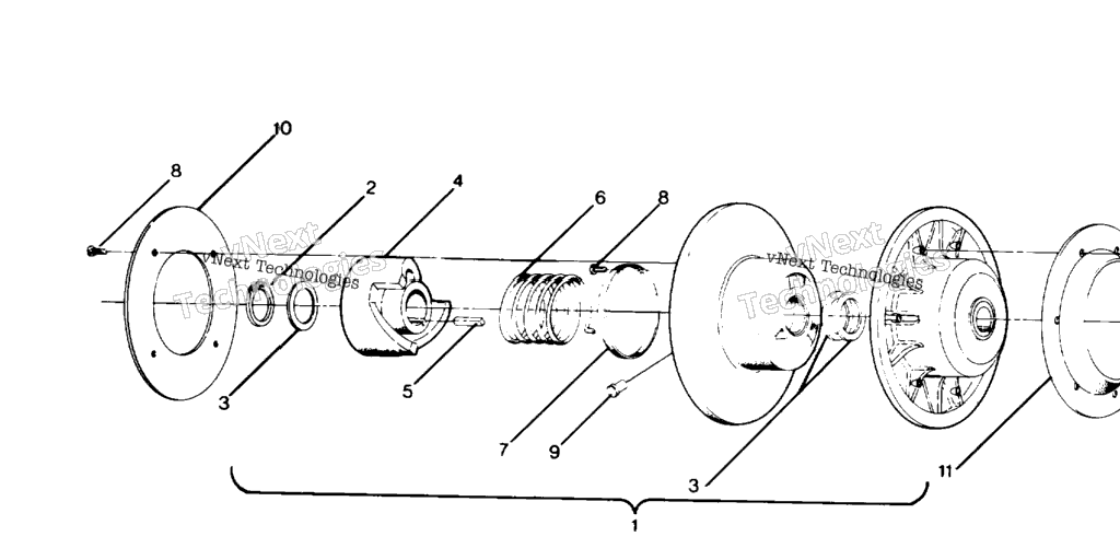 Схема узла Ведущая Муфта 400
