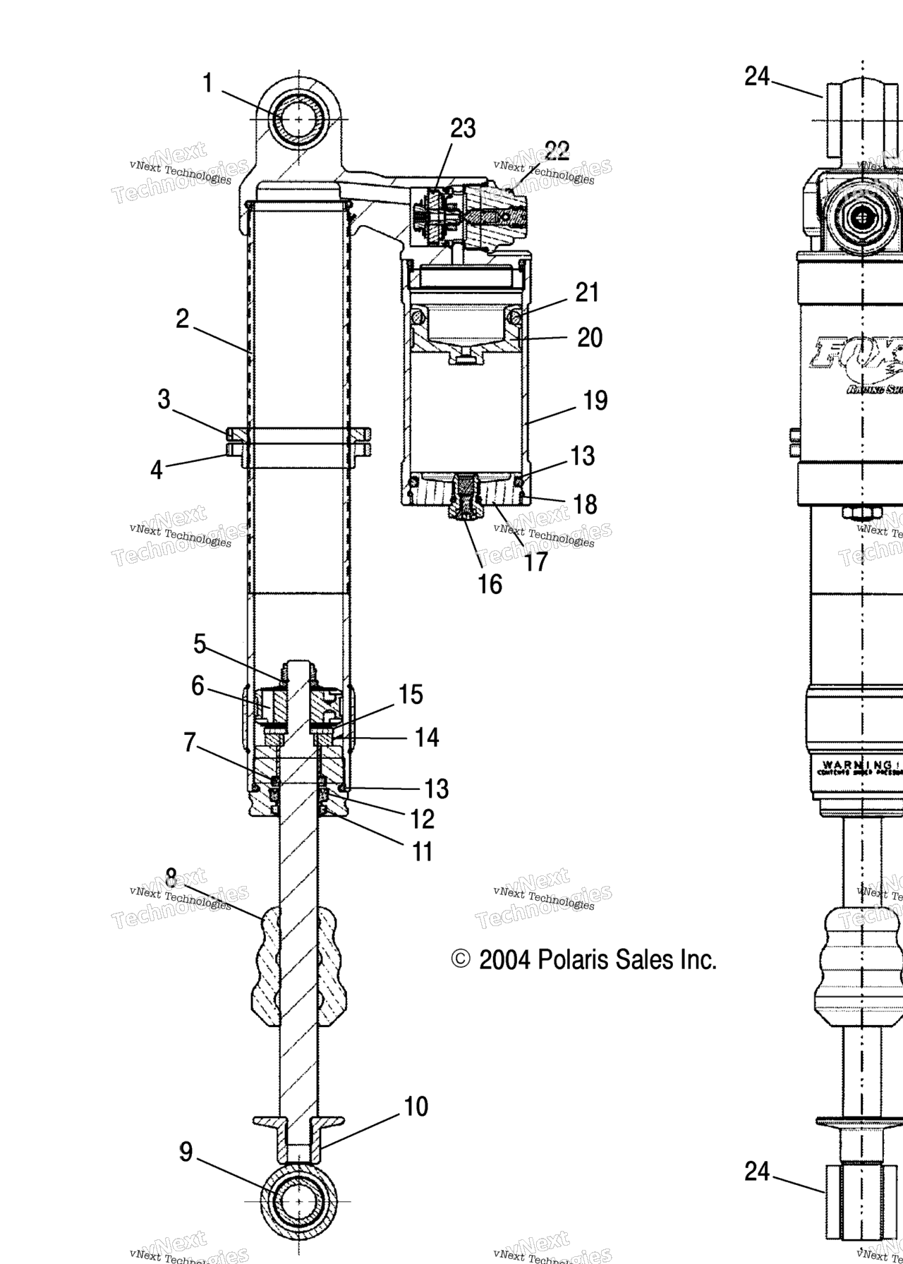 Схема узла Передний Амортизатор A05Gj50Ab/Ac