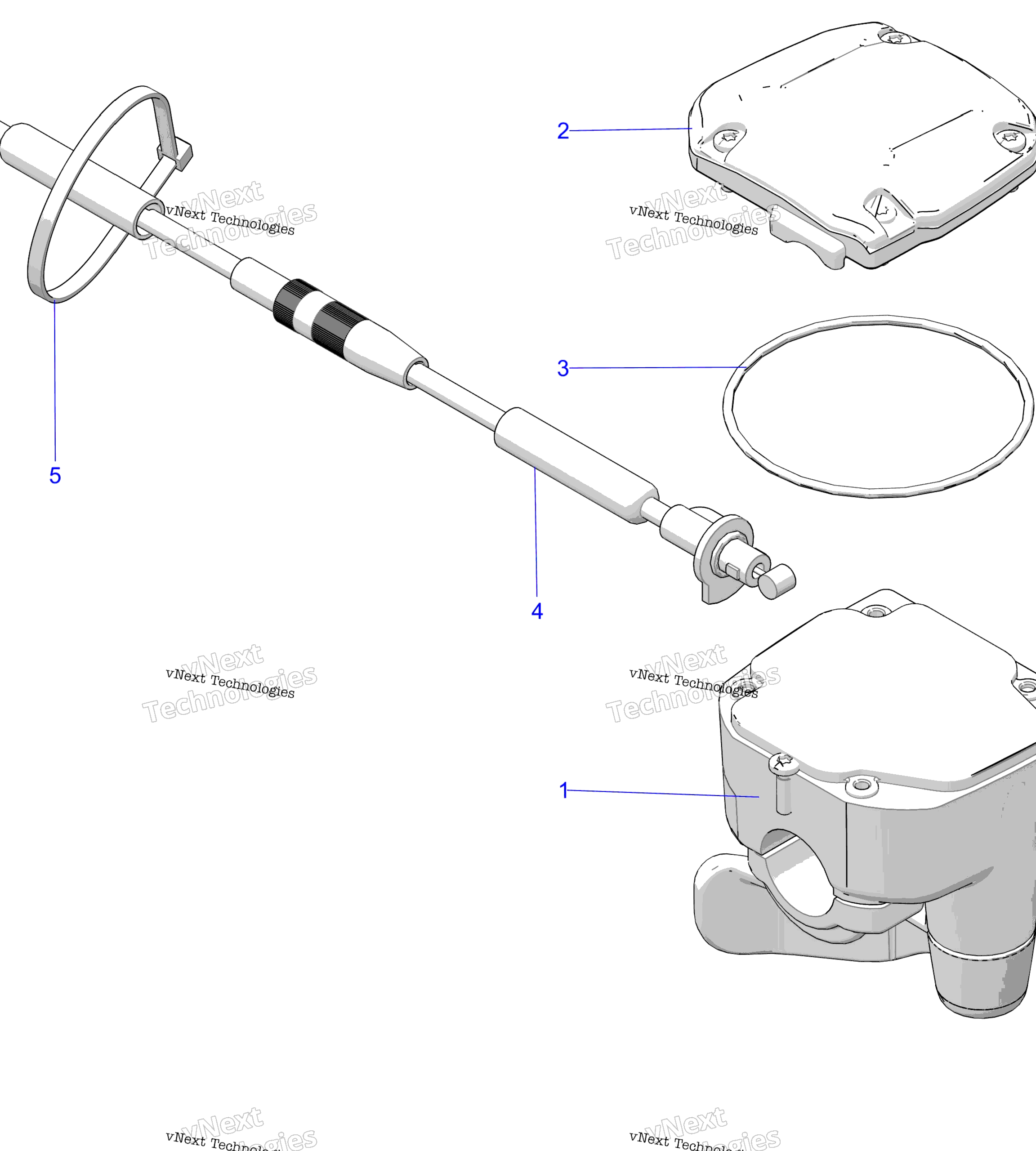 Схема узла Steering, Controls, Throttle Asm. & Cable A24See57A1/A3/A6/A9