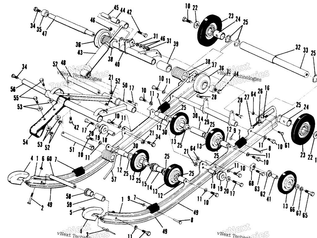 Схема узла Suspension Assembly No. 1540546