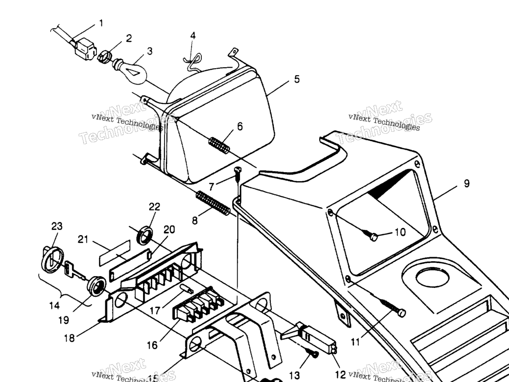 Схема узла Световая Схема 2X4 300