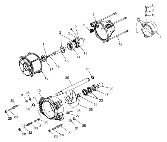 Схема узла Propulsion (Sl 780 B974088 And Intl. Sl 780 I974088) Для Polaris Intl Sl 780
