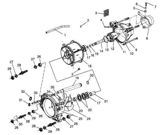 Схема узла Propulsion (Sl 700 B964066 And Intl. Sl 700 I964066) Для Polaris Intl Sl 700