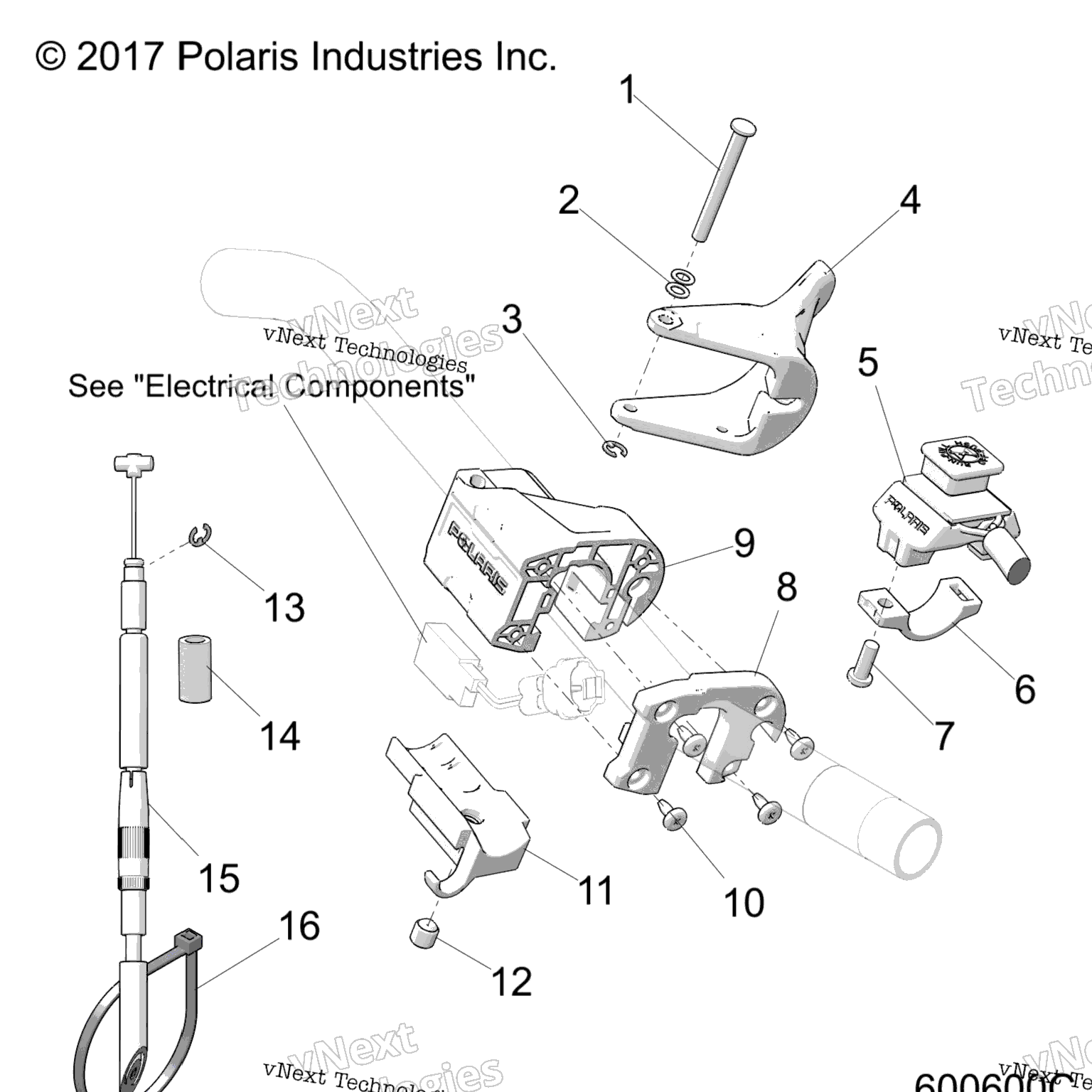 Схема узла Engine, Throttle Control Asm. All Options