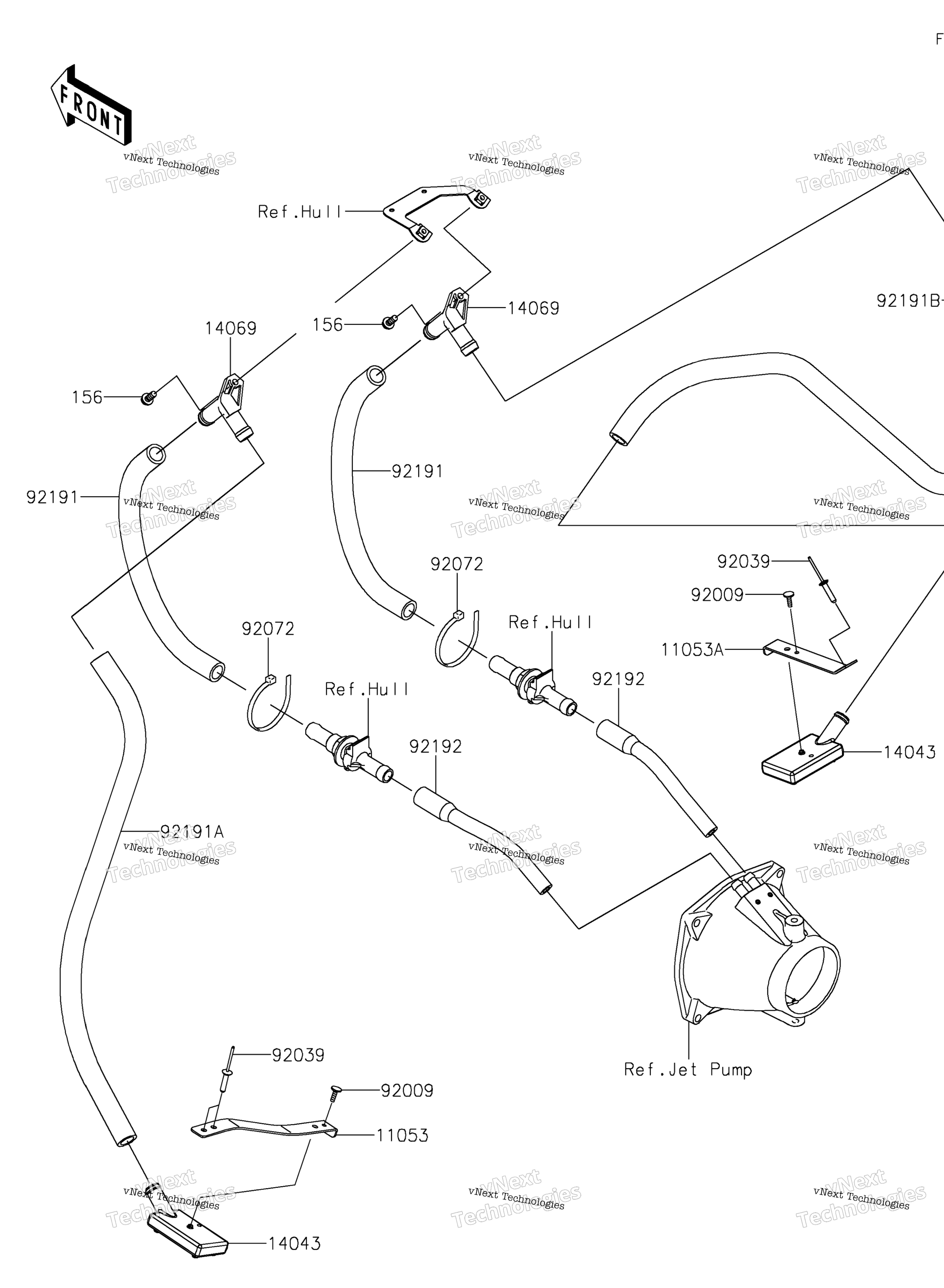 Схема узла Система Трюмных Насосов