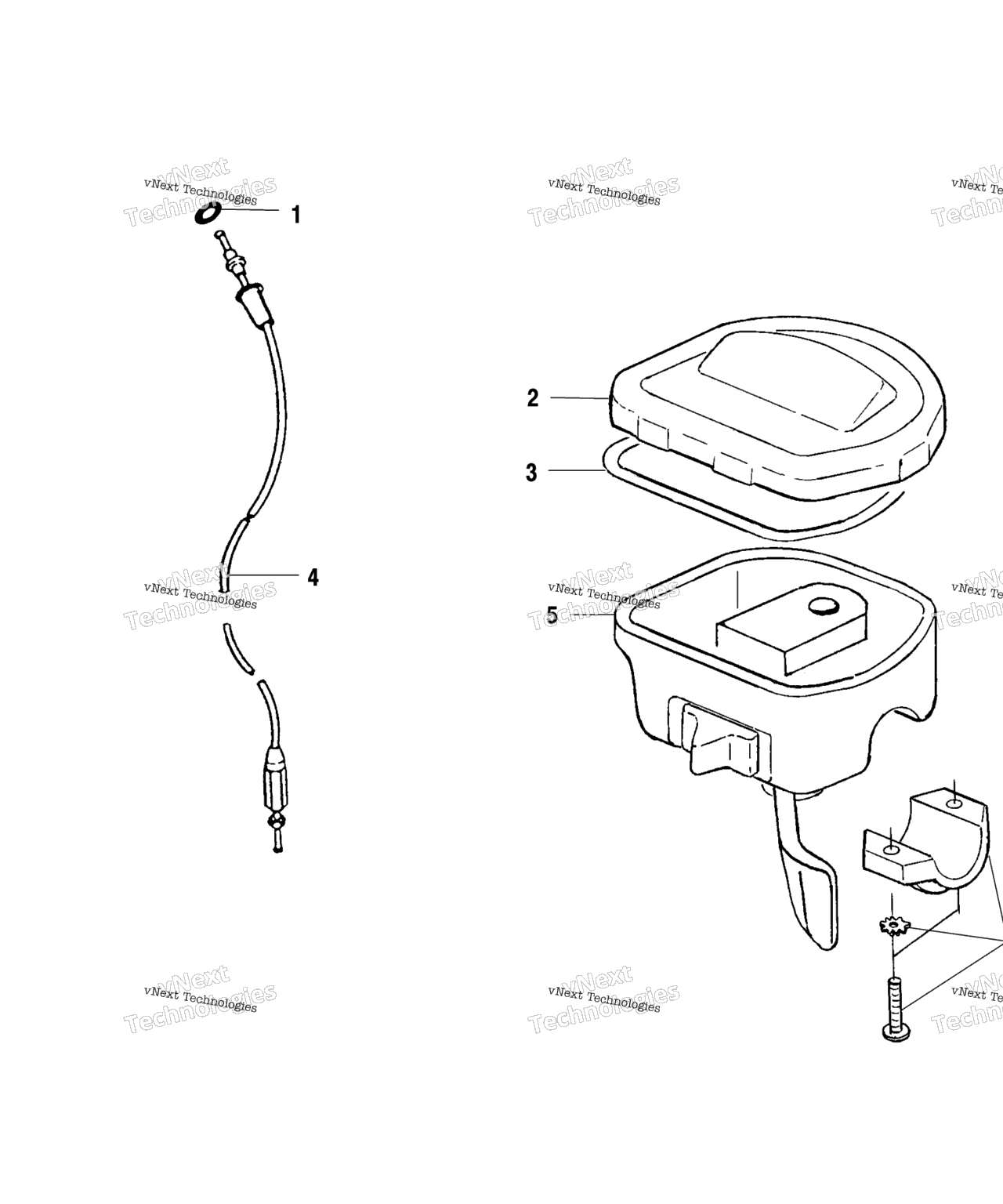 Схема узла Controls Throttle Asm./Cable A00Ch33Ac