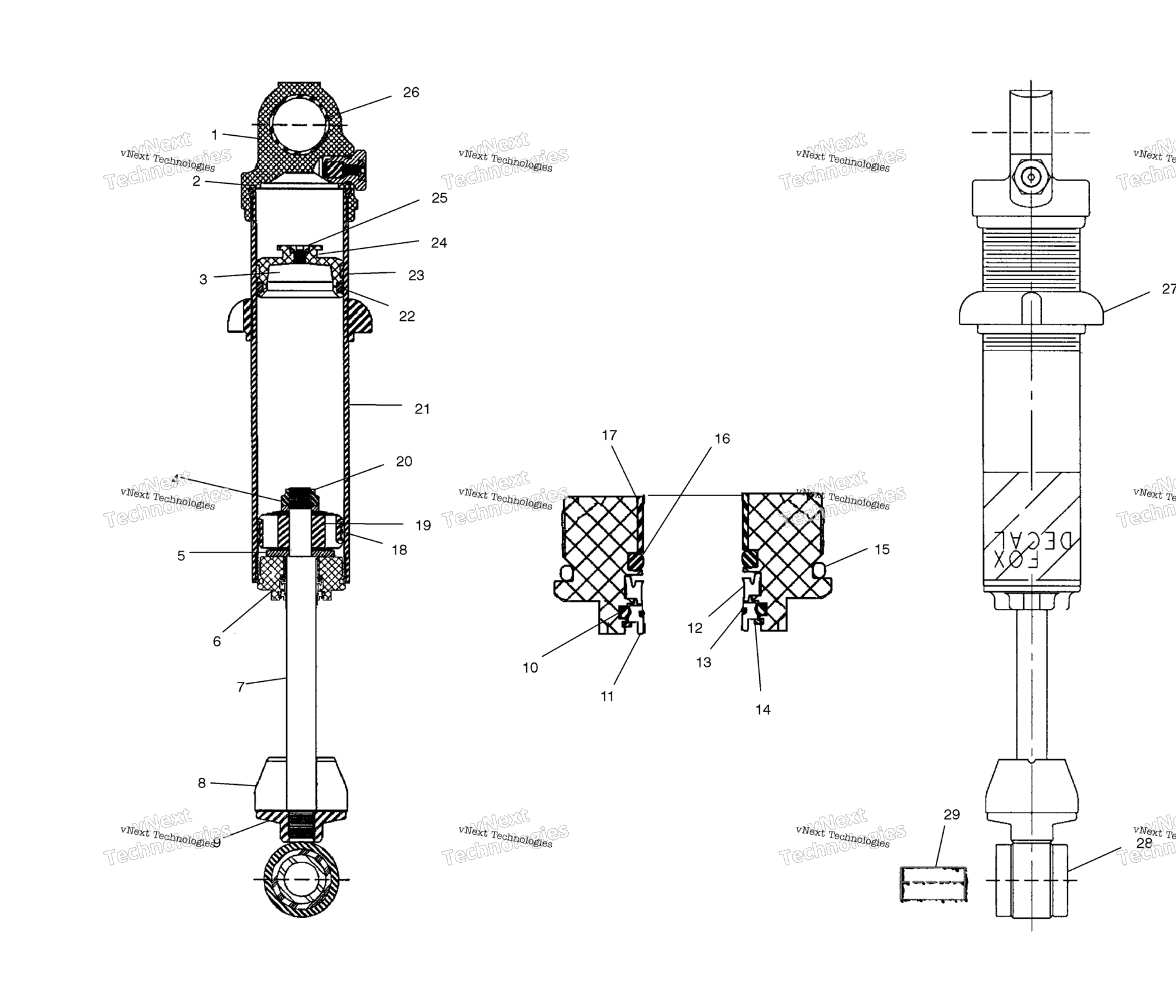 Схема узла Амортизатор (M10) S03Nf5Cs/6Ess03Ne5Cs/6Es (4977827782C04)