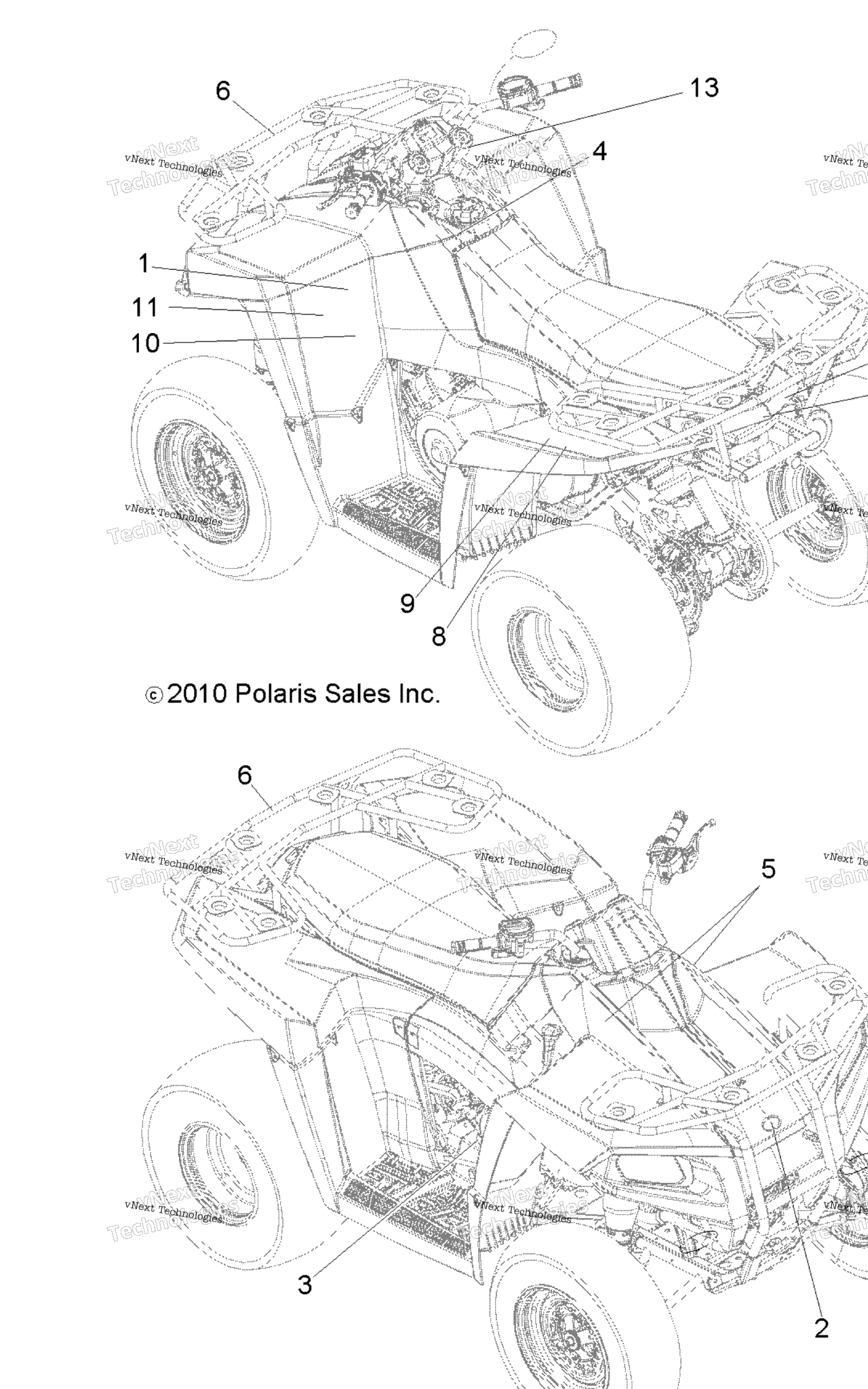 Схема узла Корпуса, Наклейки