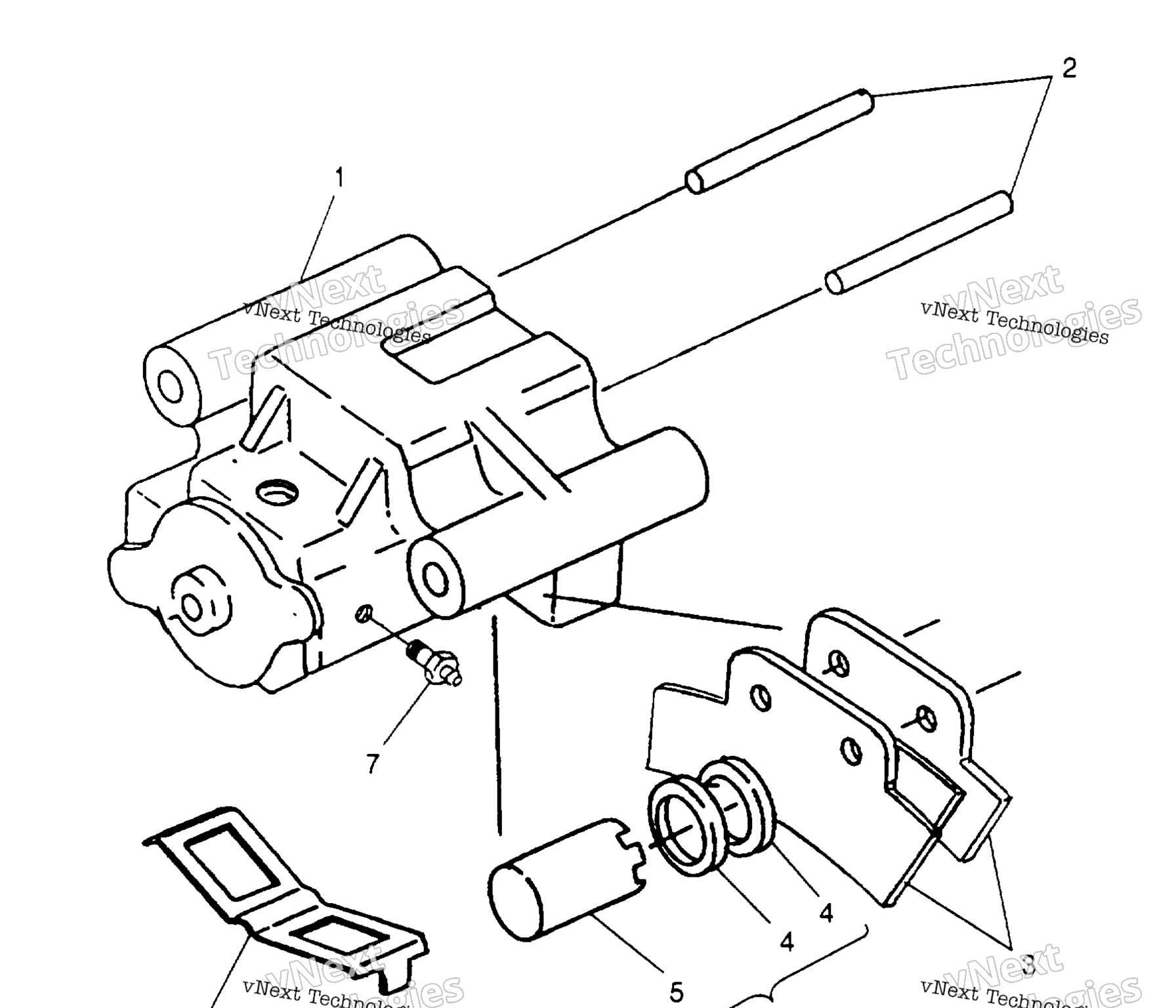 Схема узла Rear Brake Assembly 6X6 400L U.s. , Swedish S958740 & Norwegia