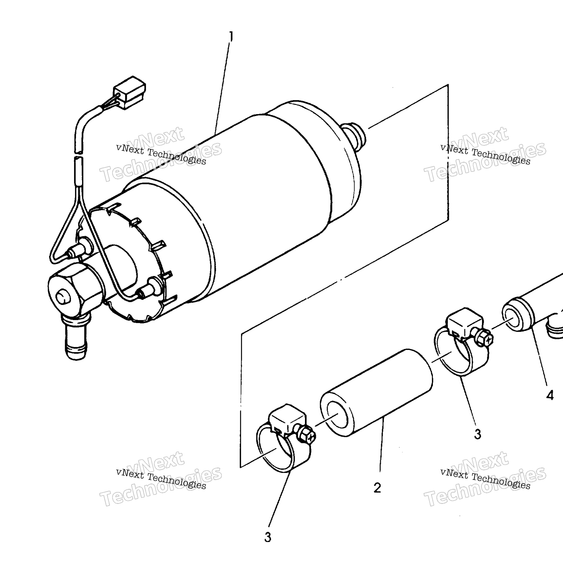 Схема узла Топливные Насосы Rxl/Rxl Sks