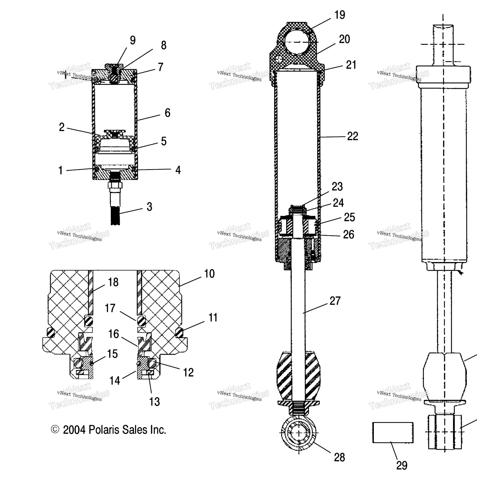 Схема узла Амортизаторы (M10) S05Ne5Bs/A (4992729272C01)