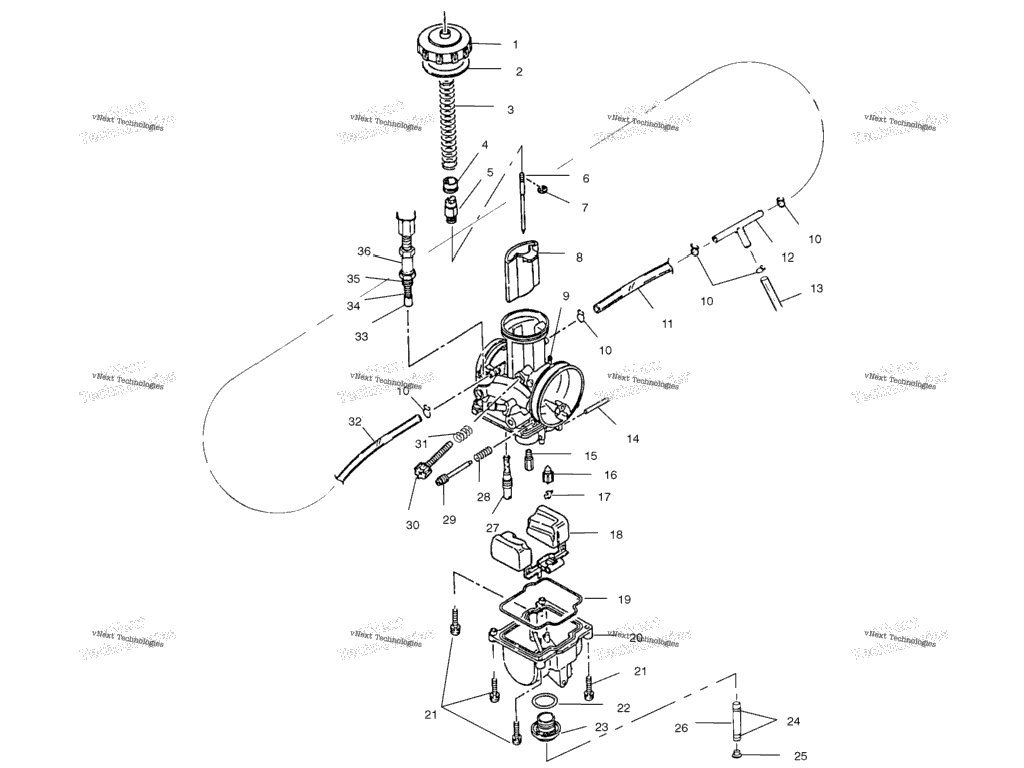Схема узла Карбюраторы S00Ss7As