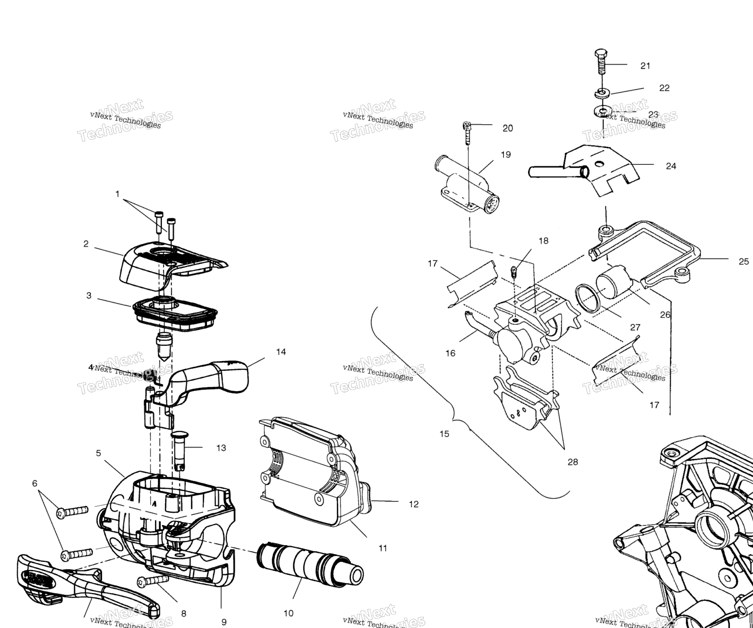 Схема узла Тормоза