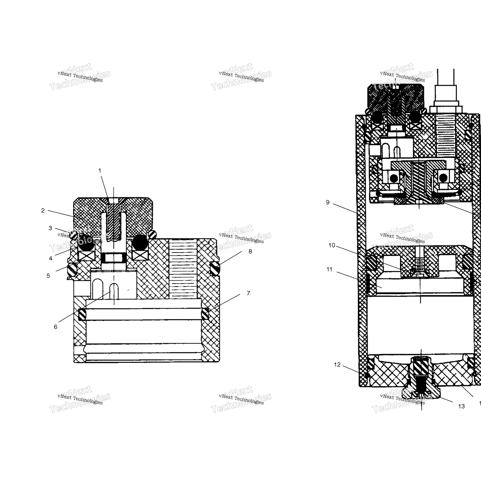 Схема узла Резервуар Демпфирования Компрессии Амортизаторов S03Np5Cs/5Csa/5Csb/6Es/6Esa/6Esbs03Na5Cs/6Es 