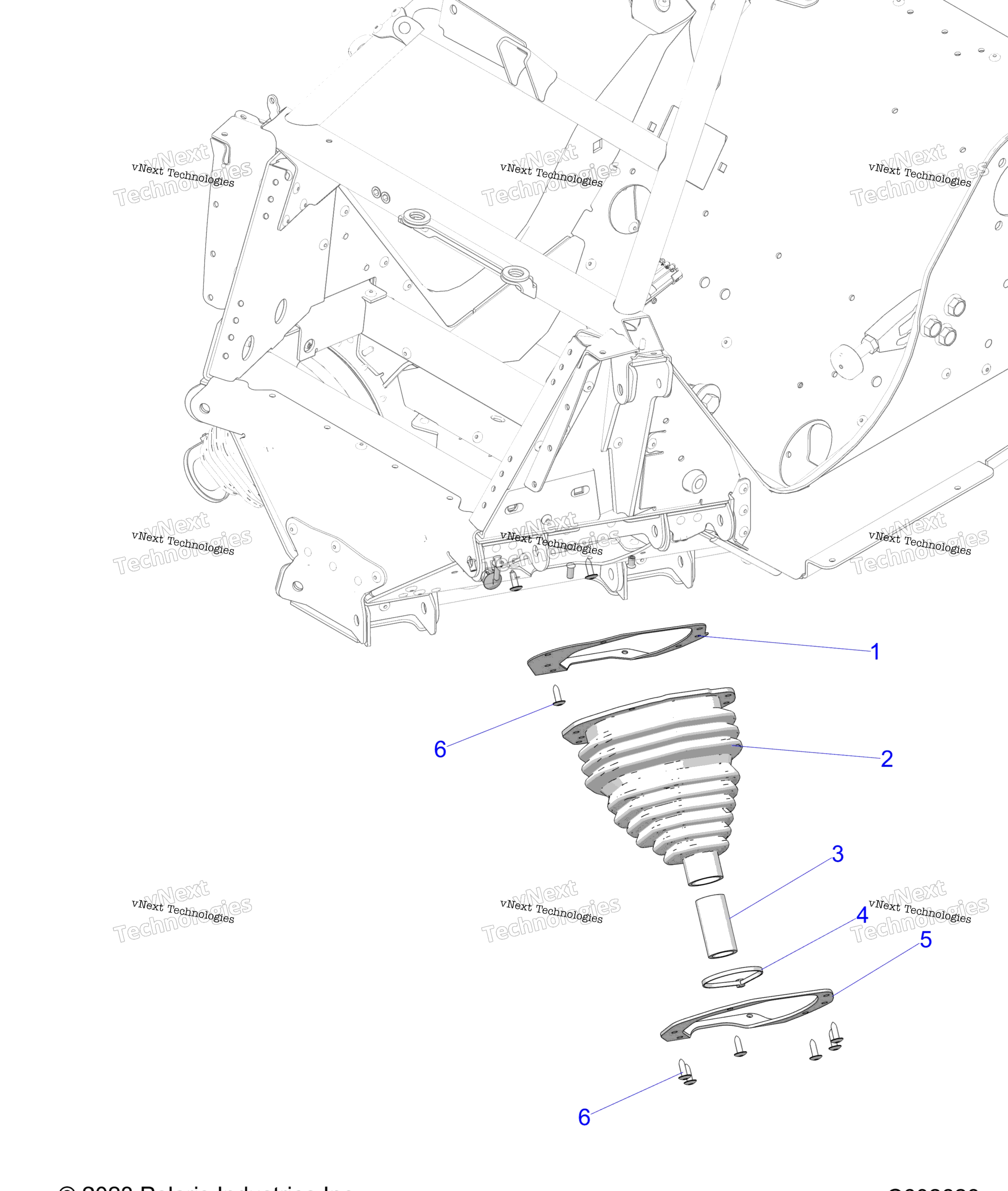 Схема узла Шасси, Чехлы На Рулевые Тяги S24Mdx6Dsa/6Dea
