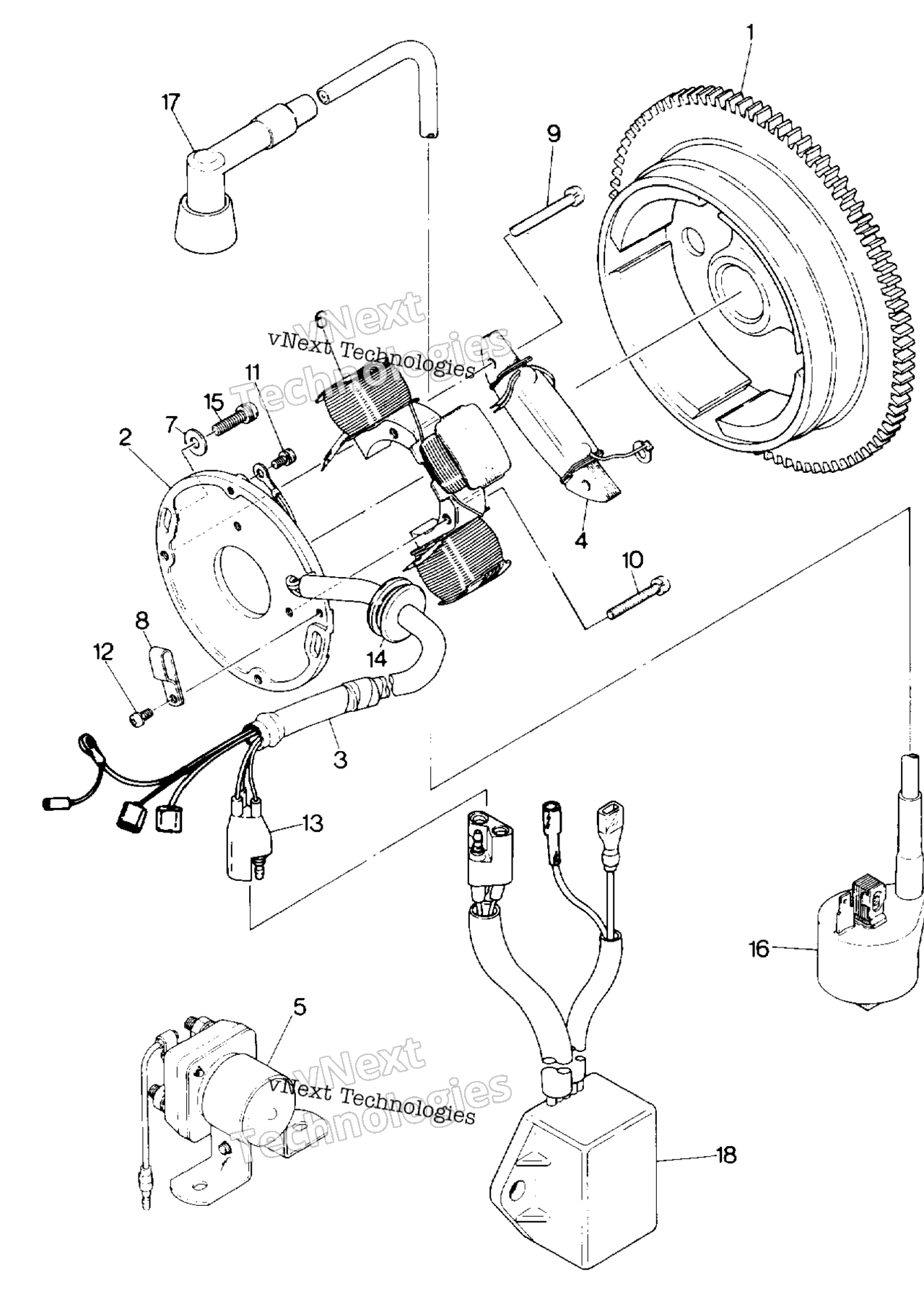 Схема узла Сборка Магнета