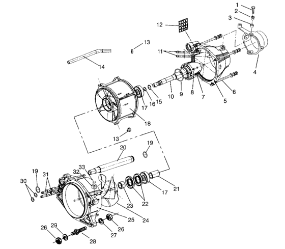 Схема узла Propulsion (Sl 650 B954058) Для Polaris Sl 650