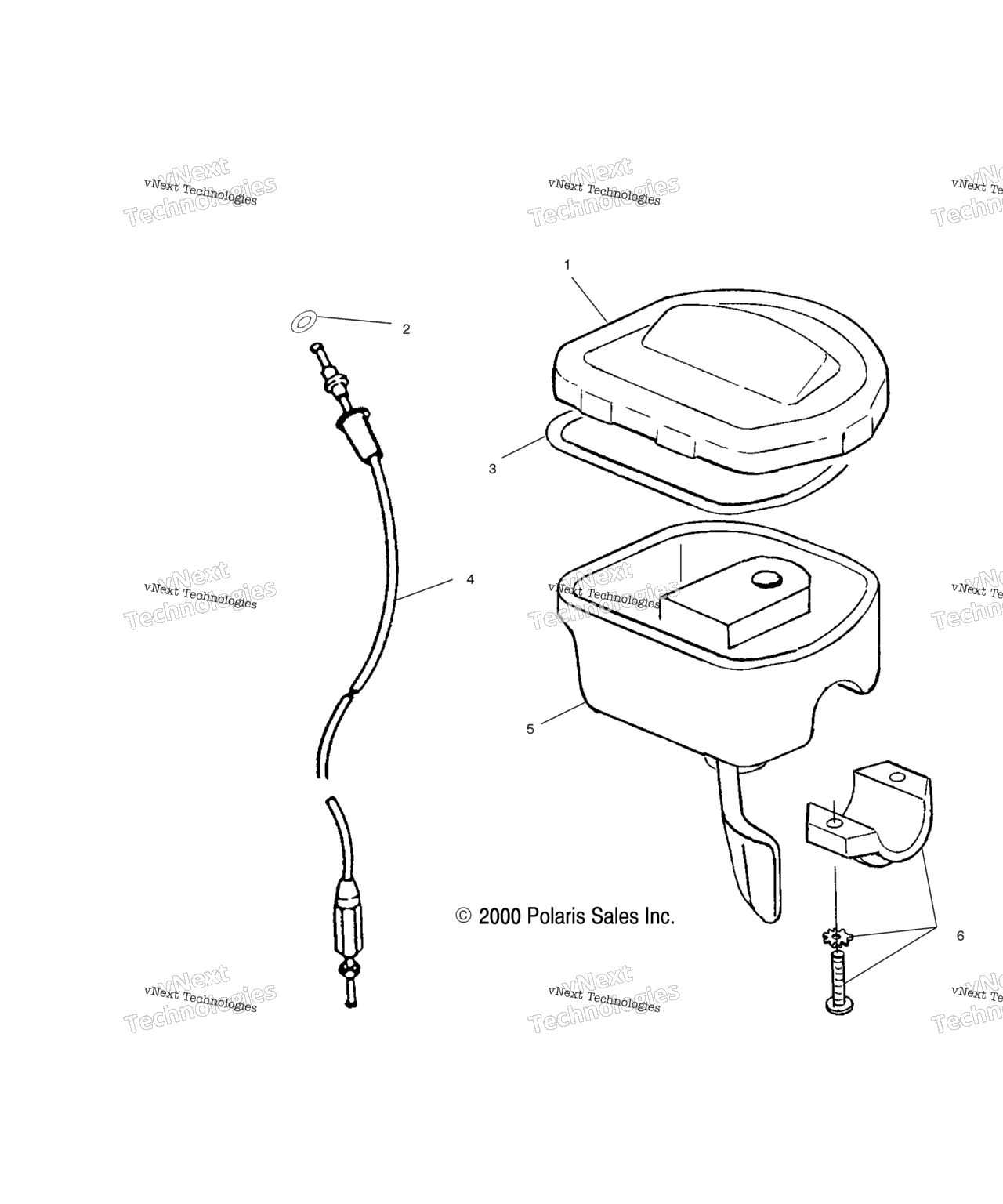 Схема узла Controls Throttle Asm./Cable A00Aa32Aa