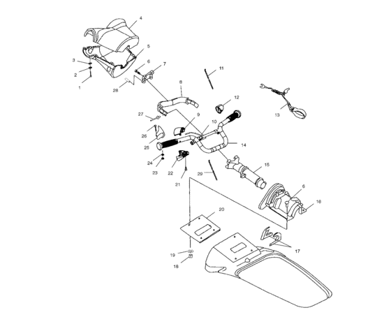 Схема узла Рулевой Механизм (W025199D/W025199I) Для Polaris Int\'l Virage Tx