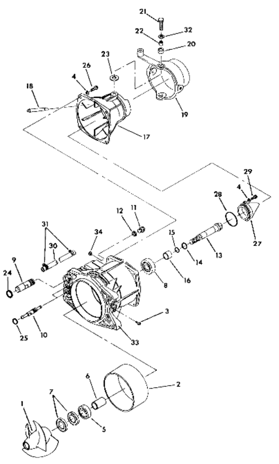 Схема узла Propulsion (Sl 650/B924058) Для Polaris Sl 650