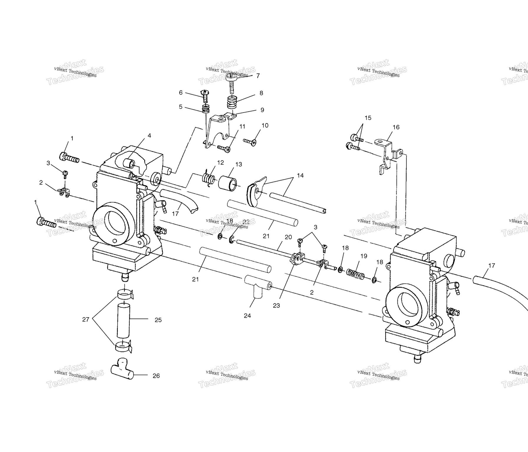 Схема узла Карбуратор S03Nx8Cs (4978197819D07)