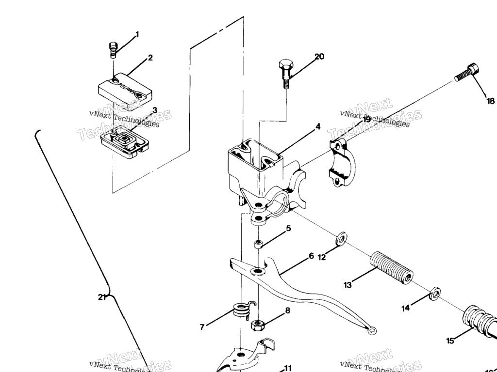 Схема узла Сборка Главного Цилиндра 400