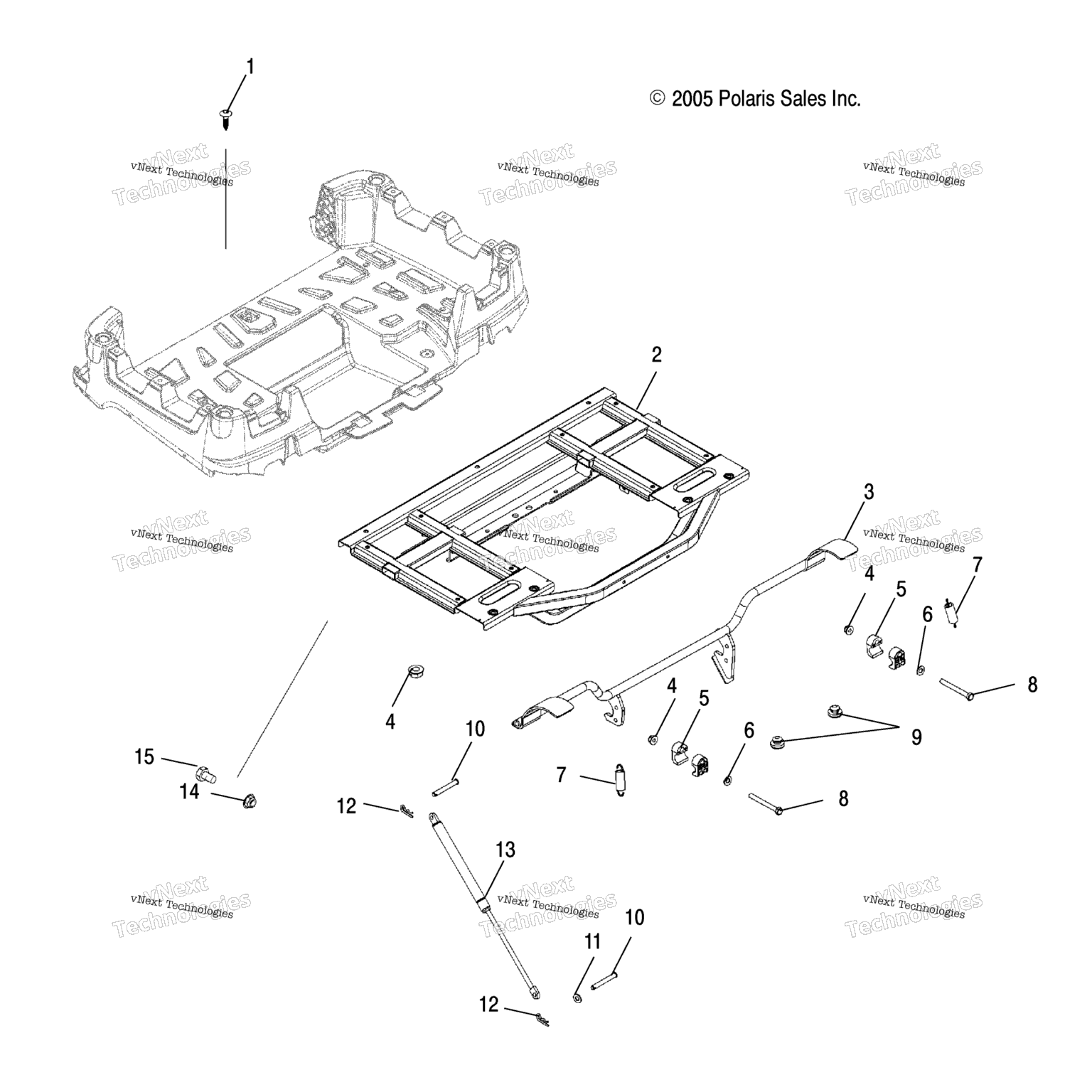 Схема узла Коробчатая Рама
