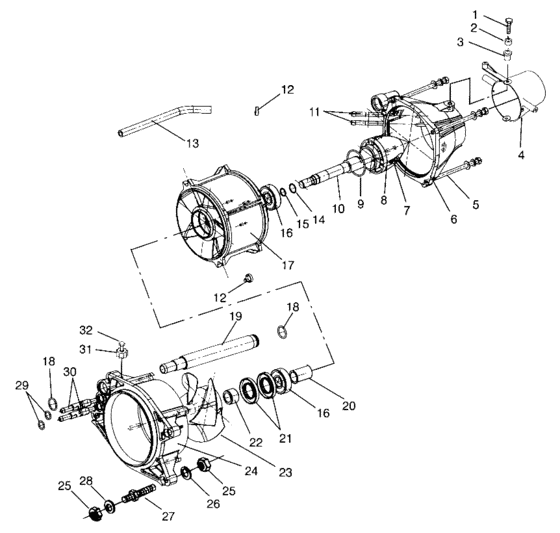 Схема узла Propulsion (Slt 750 B944170) Для Polaris Slt