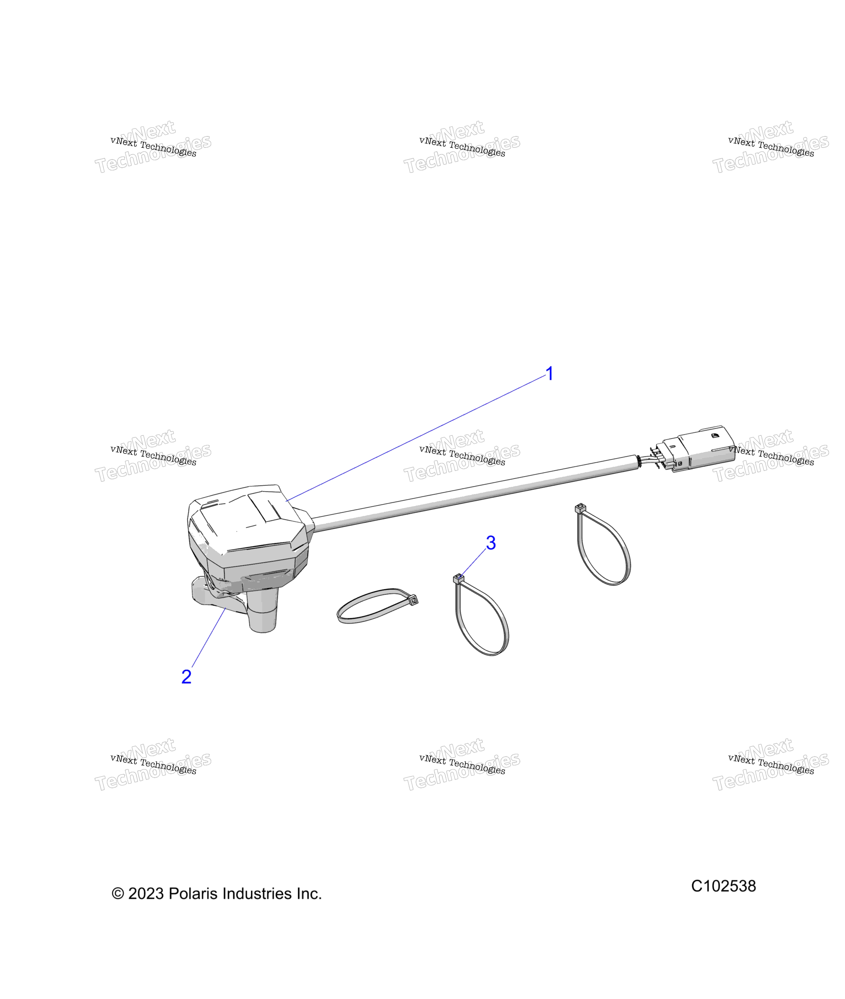 Схема узла Steering, Controls, Throttle Asm. & Cable A24See57B1/B3/B6/B9