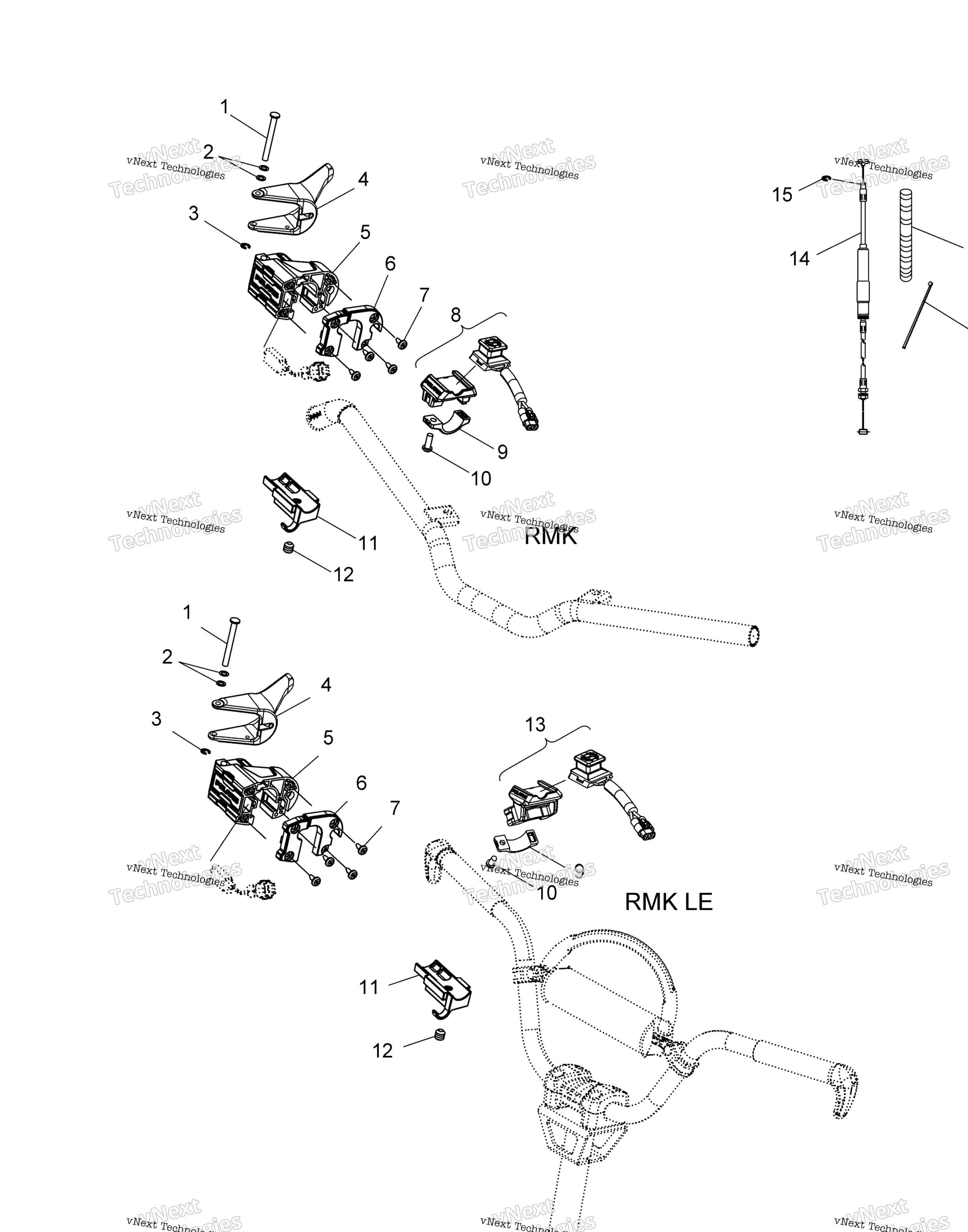 Схема узла Engine, Throttle Control Asm. All Options