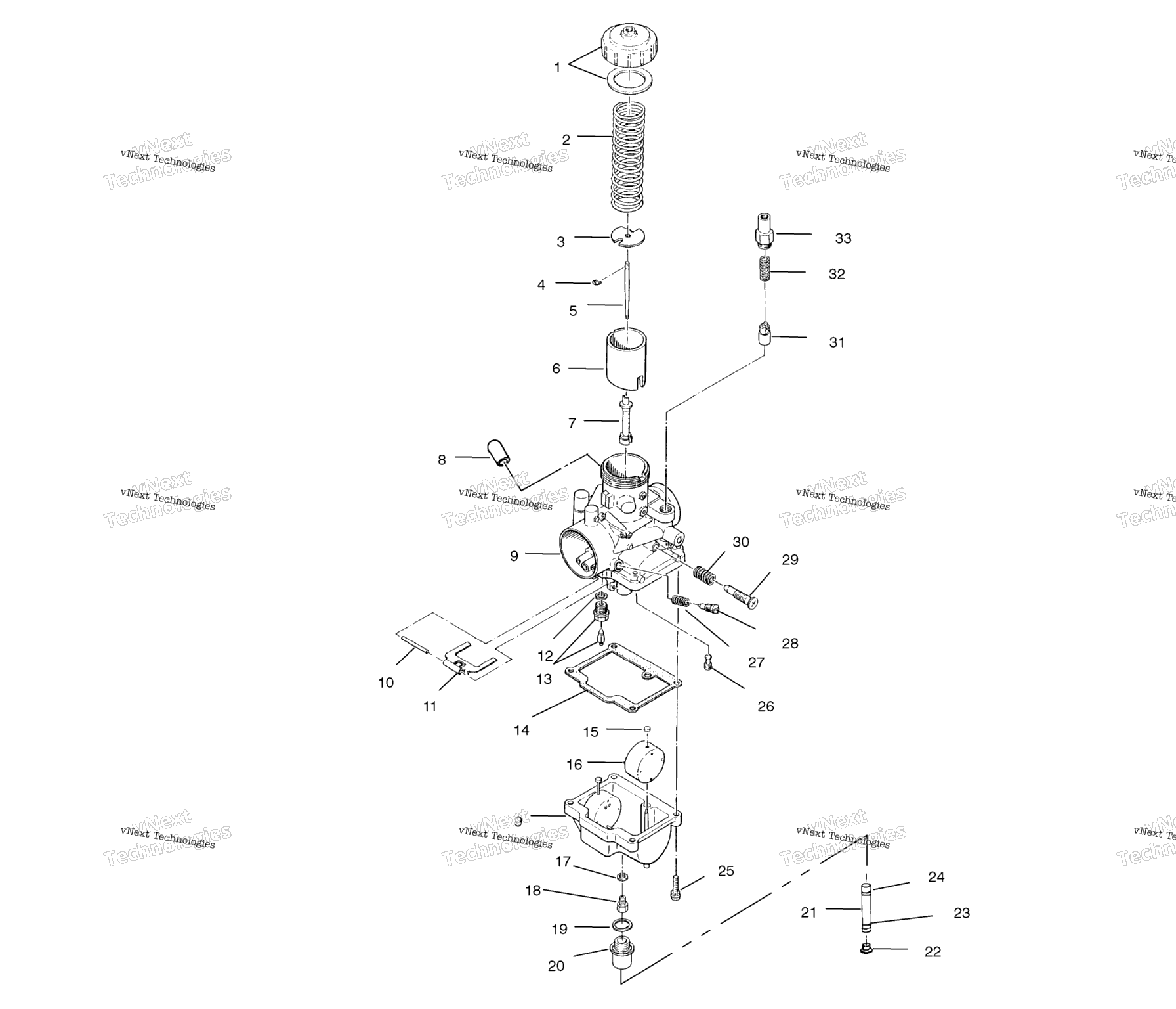 Схема узла Карбюраторы