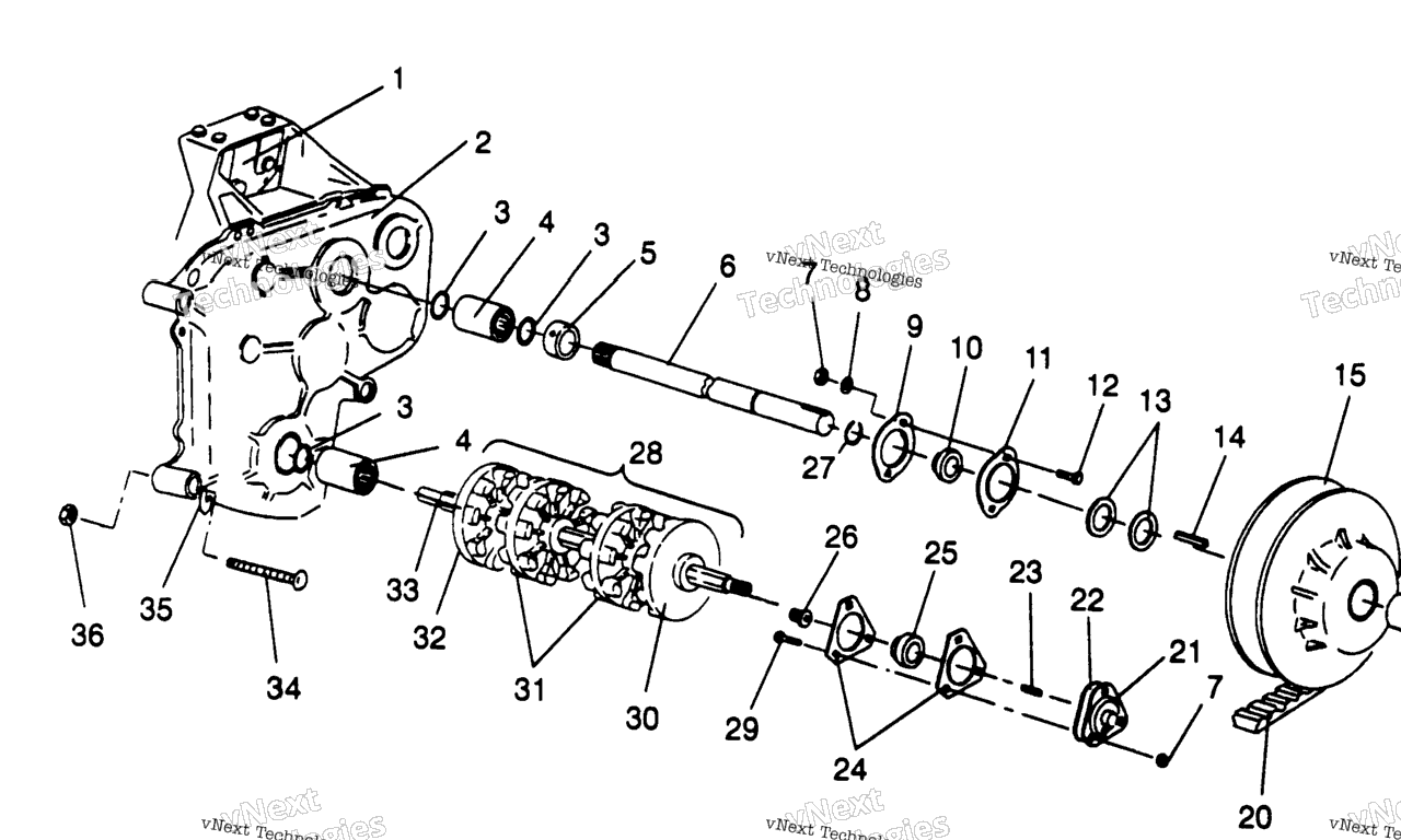 Схема узла Сборка Карданного Вала Widetrak Lx 0962064 & European Widetrak Lx