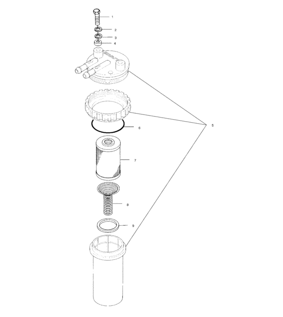 Схема узла Fuel/Water Separator (W025199D/W025199I) Для Polaris Int\'l Virage Tx