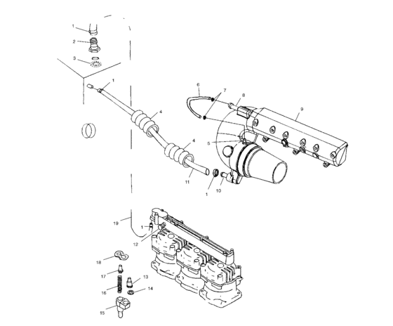Схема узла Система Охлаждения (B994596) Для Polaris Sltx-B