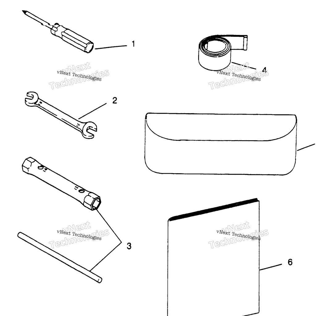 Схема узла Комплект Инструментов Xlt 0970756, Xlt Sks 0970556, & Xlt Rmk
