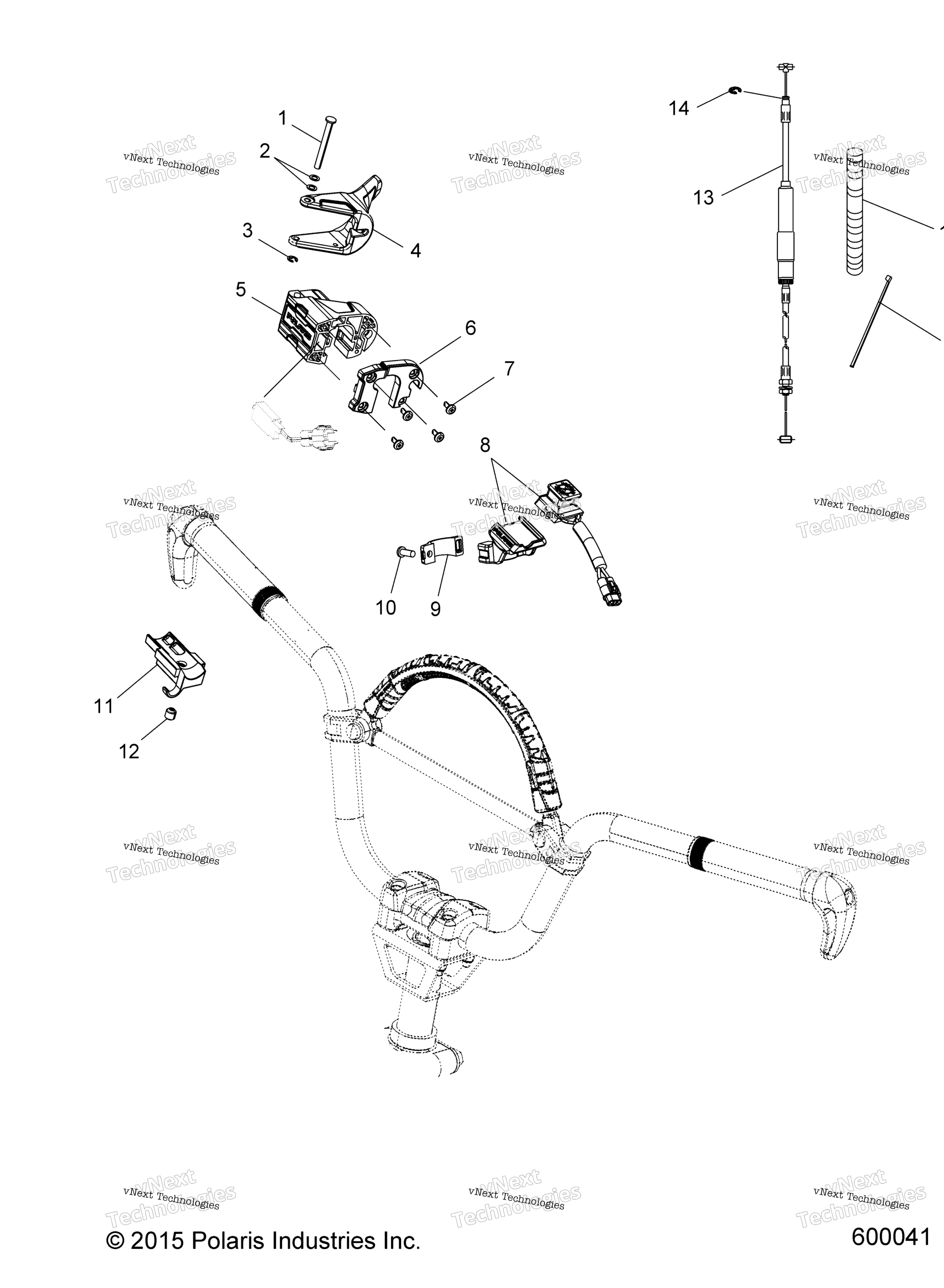 Схема узла Engine, Throttle Control Asm. All Options