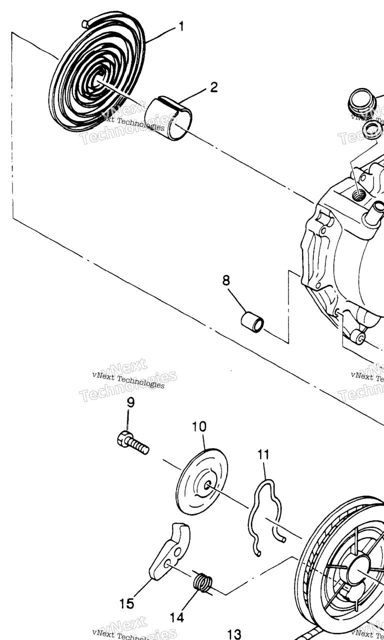 Схема узла Стартер Обратного Хода Sport 400L W97Ba38C (4940124012D006)