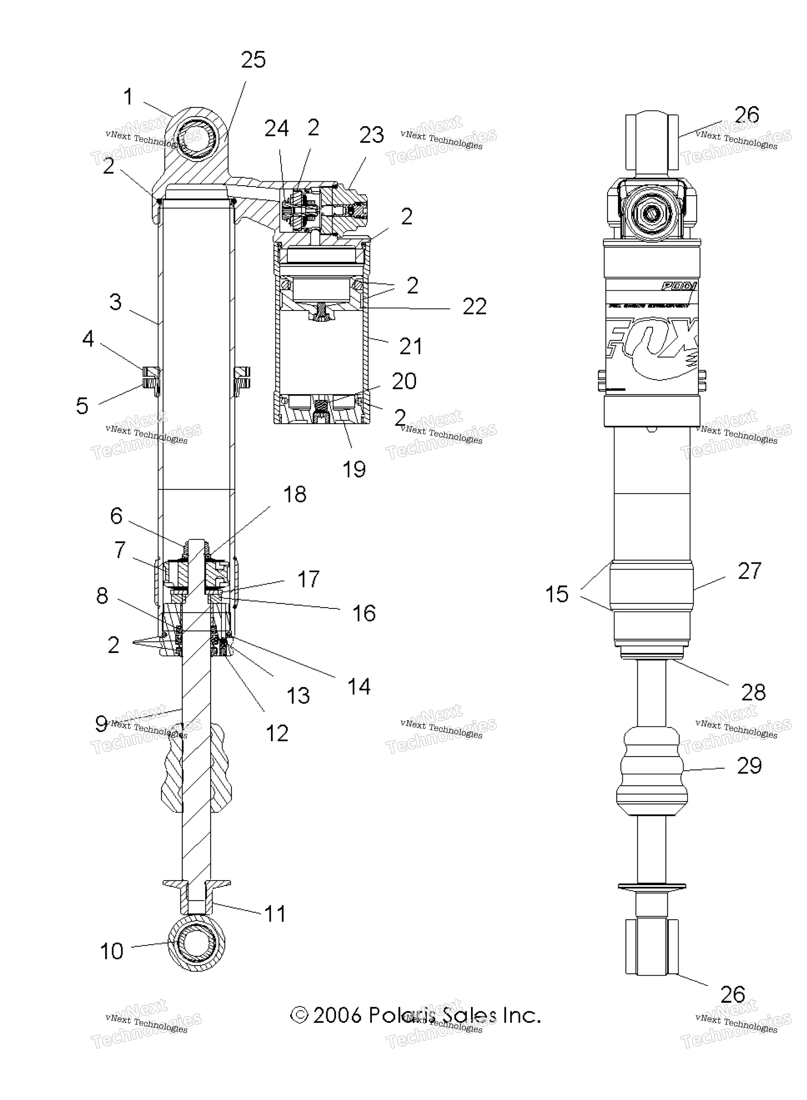 Схема узла Передний Амортизатор A07Gj50Ac