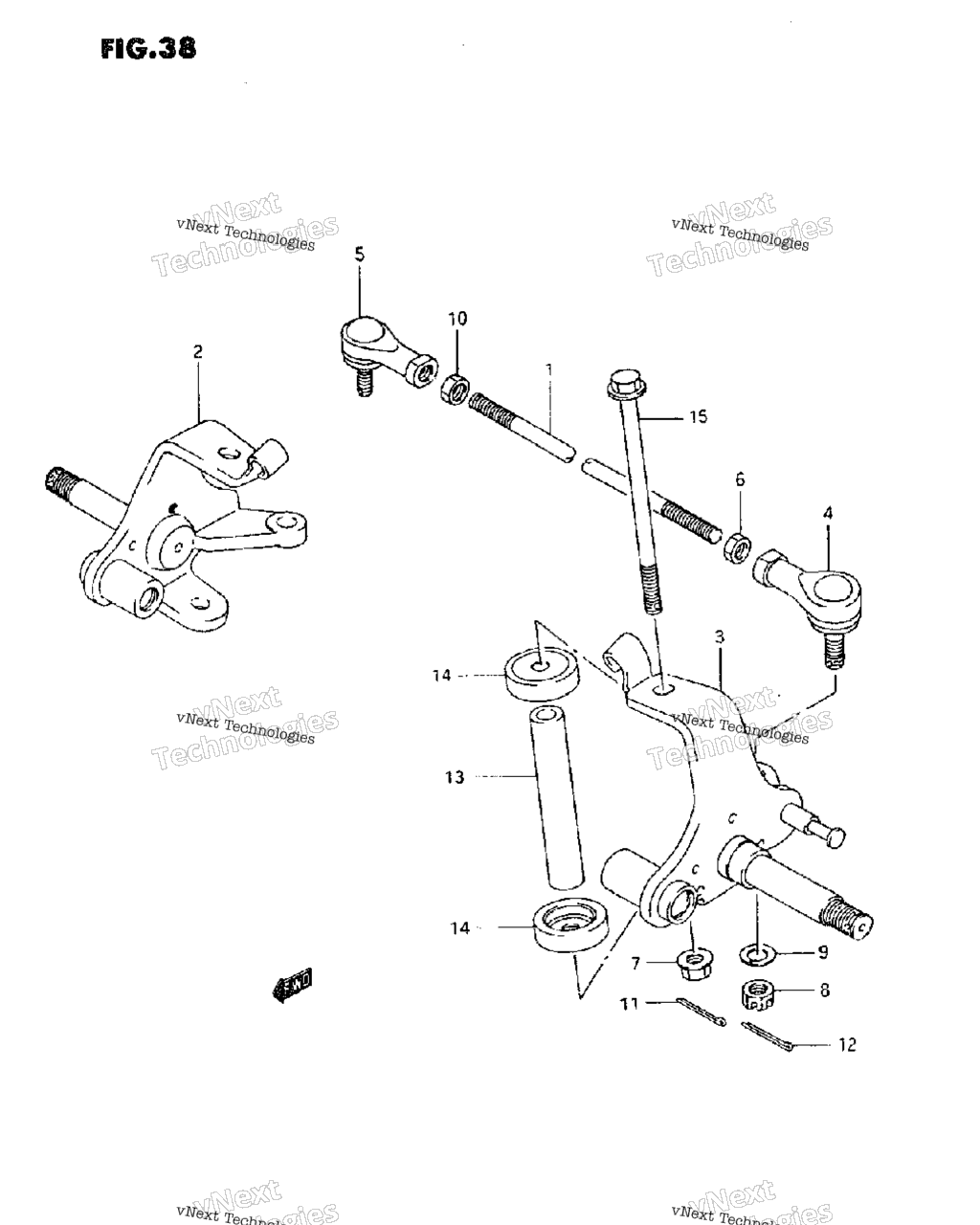 Схема узла Шарнирный Рычаг