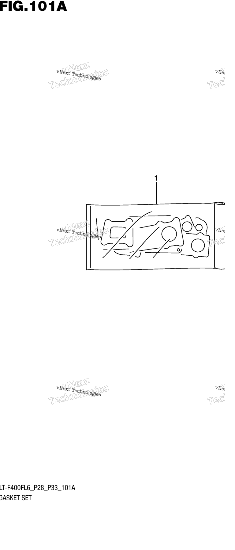 Схема узла Комплект Прокладок
