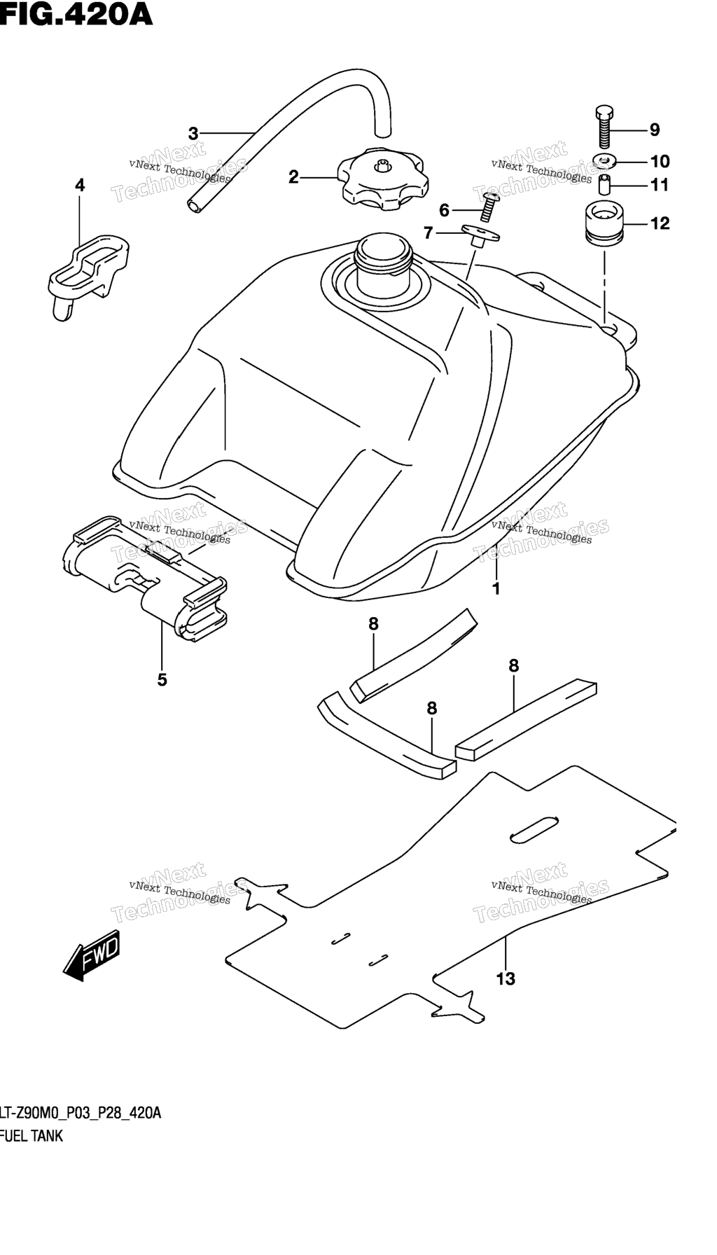 Схема узла Топливные Баки